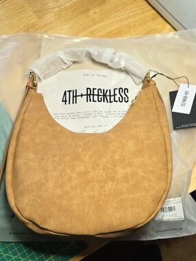 4th + Reckless Tan Hobo Shoulder Bag